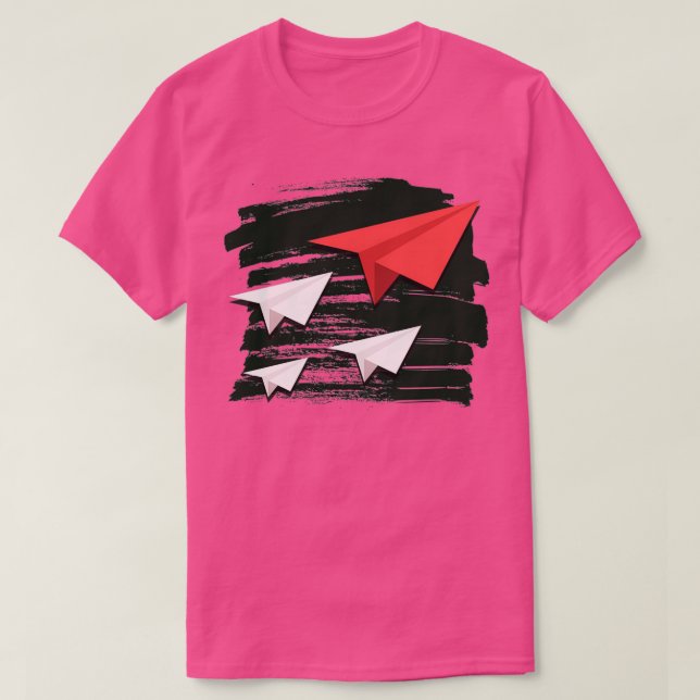 Camiseta Papel de plano de papel plegable maestro simple or (Diseño del anverso)