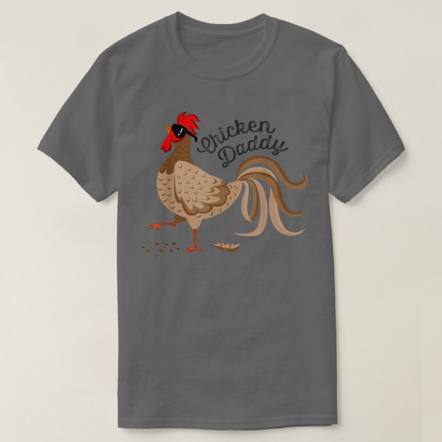 Camiseta Papel de pollo de pollo de pollo de pollo de pollo (Diseño del anverso)