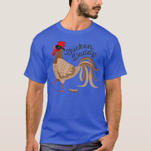 Camiseta Papel de pollo Papi de pollo Papá Noel Funny Alumi