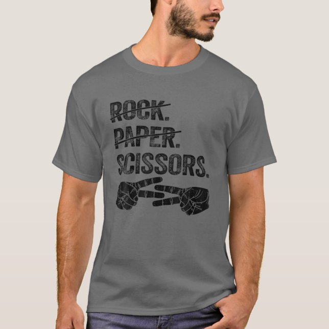 Camiseta Papel de rock tira a Chicas lesbianas de orgullo p (Anverso)