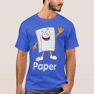 Camiseta Papel de rock tira disfraces divertidos de grupo d