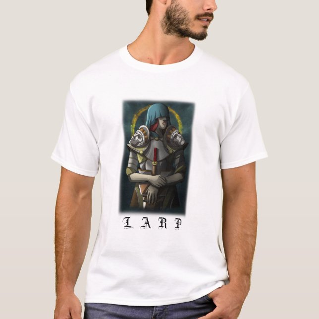 Camiseta Papel de rol de acción activa LARP Reproducir lápi (Anverso)