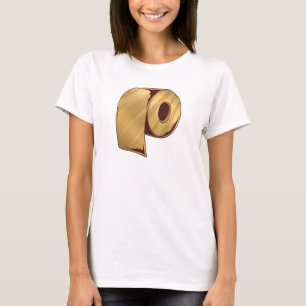 Camiseta Papel de tocador de oro