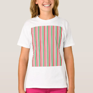 Camiseta Papel digital de las bandas de verano de la sandía