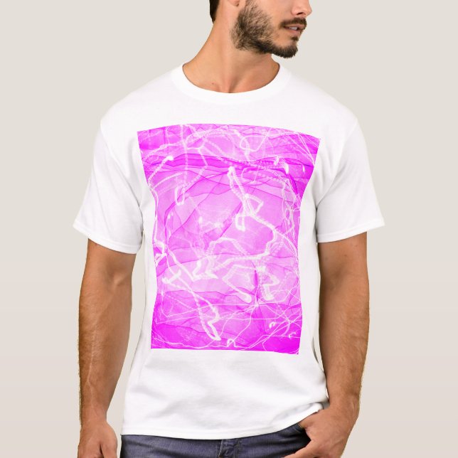 Camiseta Papel digital rosa de mármol-21643 (Anverso)