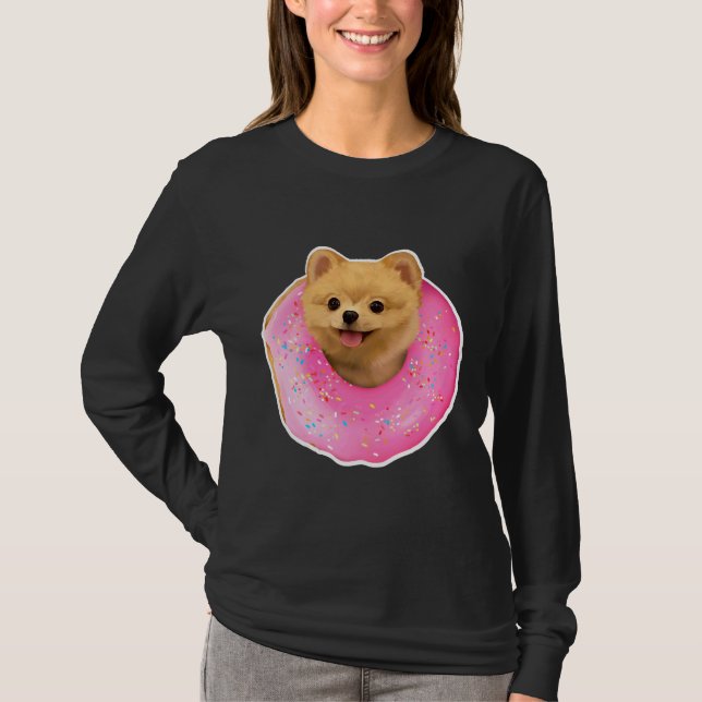 Camiseta Papel dulce de Pomeranian (Anverso)