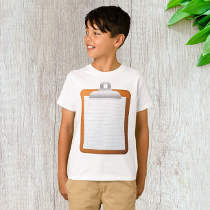Camiseta Papel En El Portapapeles