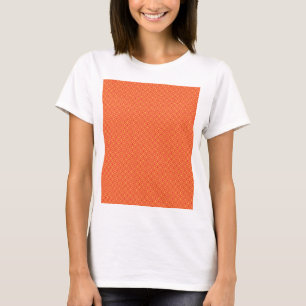 Camiseta Papel envuelto con un patrón con naranja,