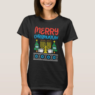 Camiseta Papel higiénico de Feliz Chrismukkah Navidad Rega
