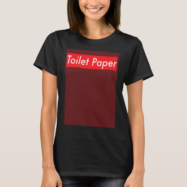 Camiseta Papel higiénico de TP vendido por venta de bla roj (Anverso)