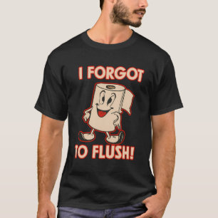 Camiseta Papel higiénico Funny Carácter de papel higiénico