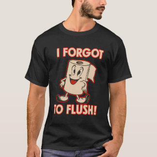 Camiseta Papel higiénico Funny Carácter de papel higiénico 