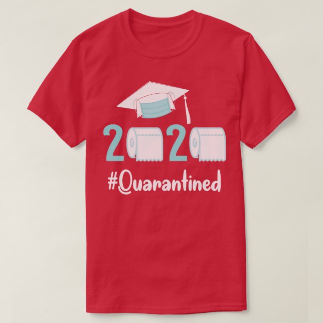 Camiseta Papel higiénico máscara facial Happy Senior 2020 d (Diseño del anverso)