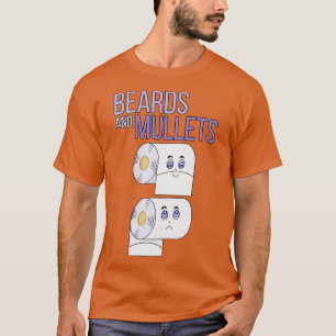 Camiseta Papel higiénico para barbas y mullets divertidos
