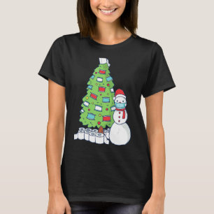 Camiseta Papel higiénico para pandemias Árbol de Navidad