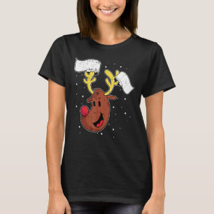 Camiseta Papel higiénico para renos Navidades de cuarentena