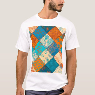 Camiseta Papel indio: patrón inmaculado.