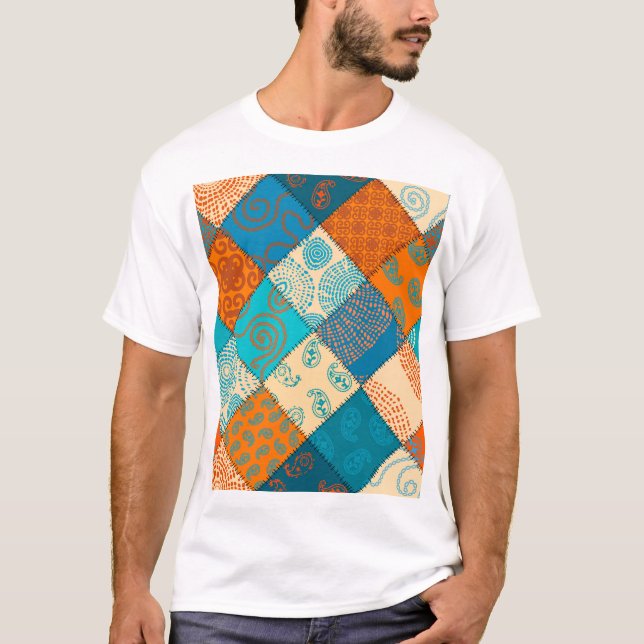 Camiseta Papel indio: patrón inmaculado. (Anverso)