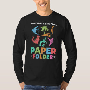 Camiseta Papel japonés plegado Origami