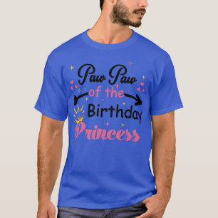 Camiseta Papel lindo de la princesa del cumpleaños, gracios