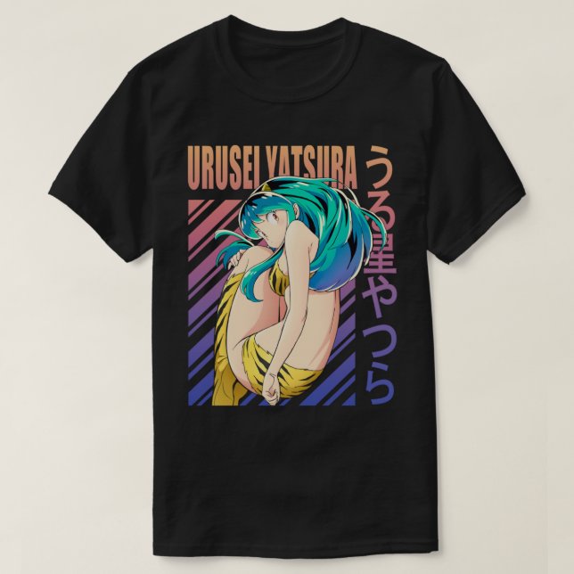 Camiseta Papel mural de arte Urusei yatsura Lum Lama61 (Diseño del anverso)