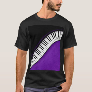 Camiseta Papel mural de música piano Gráfico