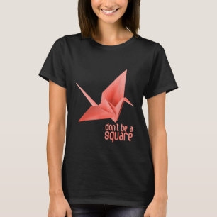 Camiseta Papel original Crane Orizuru Senbazuru. No seas un
