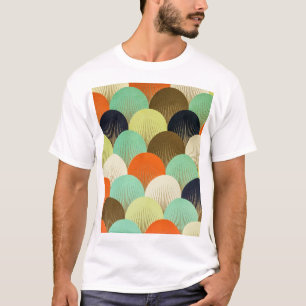 Camiseta Papel pintado colorido: diseño artístico.