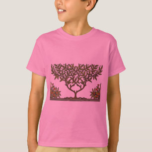 Camiseta Papel pintado floral de William Morris Tree Frieze