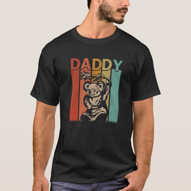 Camiseta Papel pintoresco al estilo retro de Koala (Anverso)