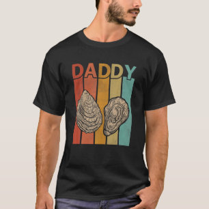Camiseta Papel pintoresco de papa de ostra estilo retro
