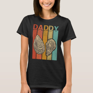 Camiseta Papel pintoresco de papa de ostra estilo retro