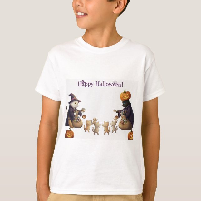 Camiseta Papel&pukku feliz Halloween! (Anverso)