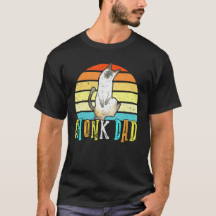 Camiseta Papel retro papi gato choncho meme memes gatos mem