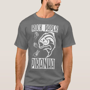Camiseta Papel rockero piraña 1
