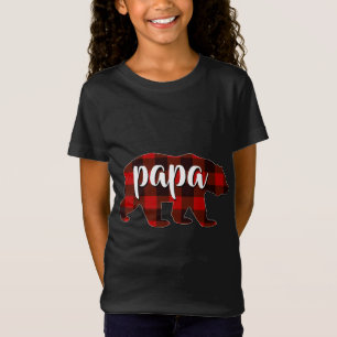 Camiseta Papel rojo papá búfalo a la familia Pajama