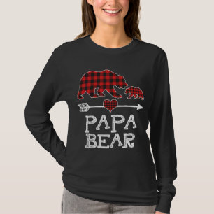 Camiseta Papel rojo vestido con un cachorro que coincide co
