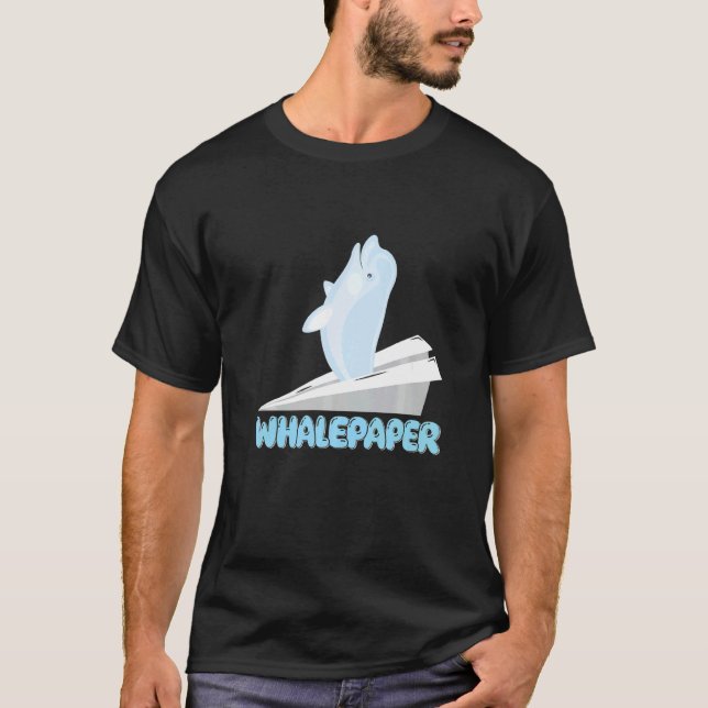 Camiseta Paper Beluga Whale (Anverso)