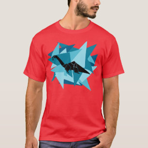 Camiseta Paper Shards Origami Plesiosaurus1