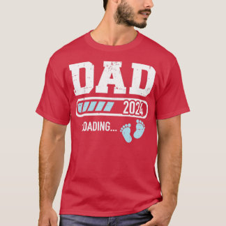 Camiseta Papi 2024 cargando para invitación de embarazo