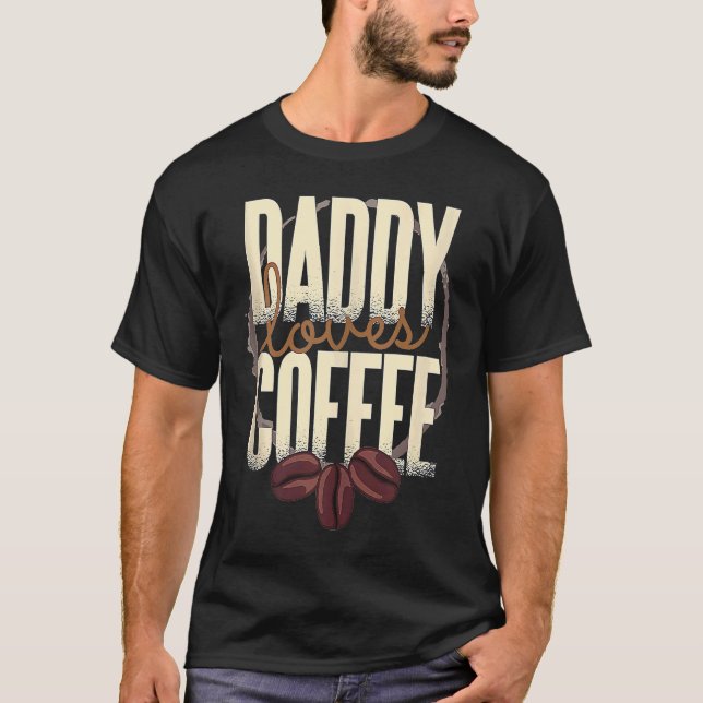 Camiseta Papi ama al equipo de café (Anverso)