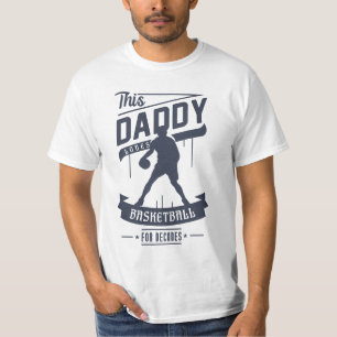 Camiseta Papi ama el básquetbol como regalo del día del pad
