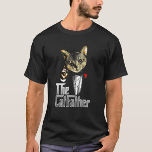 Camiseta Papi amante del gato amante de la parodia de Catfa