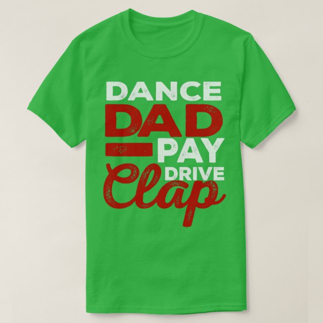 Camiseta Papi bailarín divertido bailando baile papá papá o (Diseño del anverso)