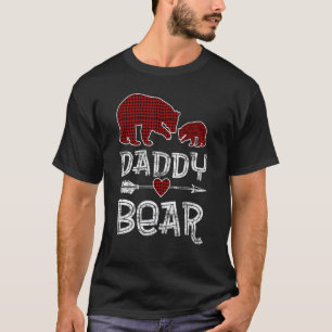 Camiseta Papi Bear Búfalo Rojo Navidades Pajam