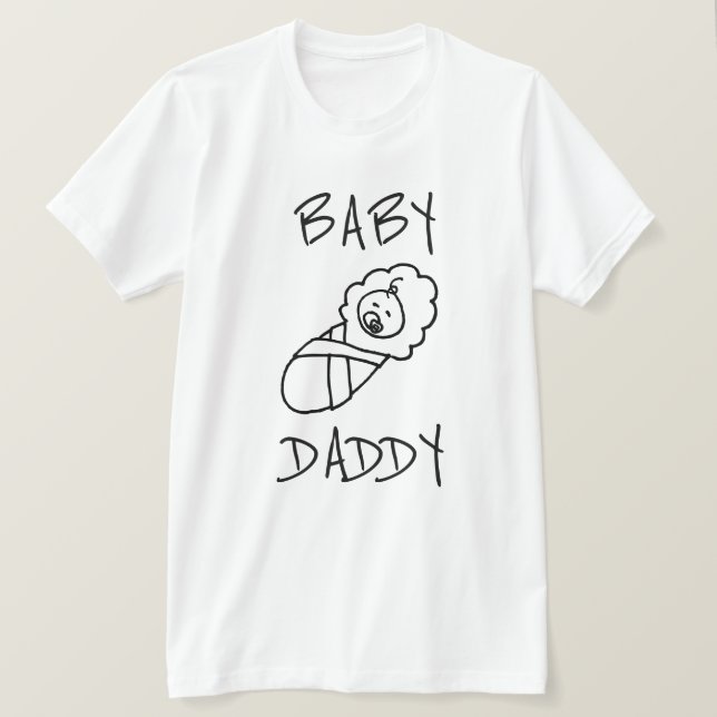 Camiseta Papi bebé (Anverso del diseño)