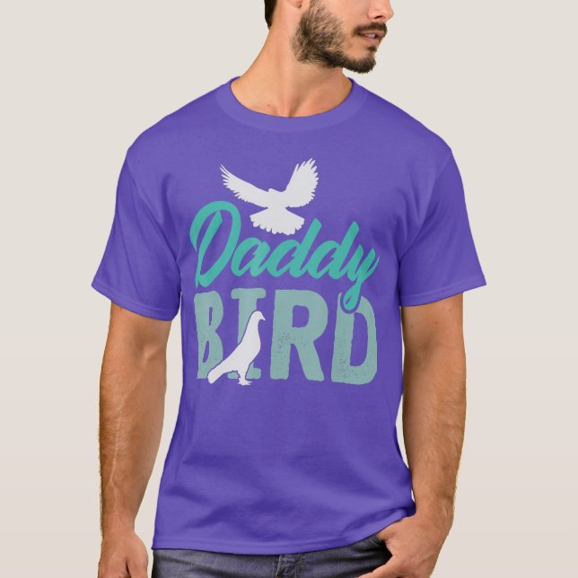 Camiseta Papi Bird - Funny Pigeon Bird Appartal (Anverso)