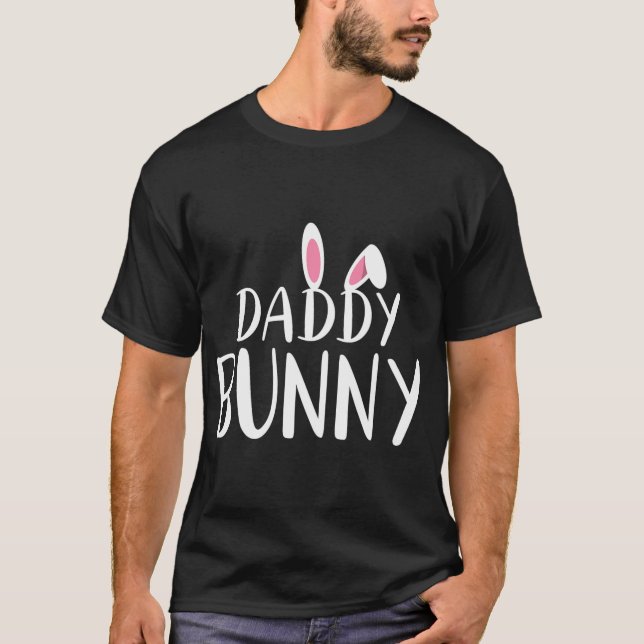 Camiseta Papi Bunny Easter Embarazada Mamá Matando Pareja (Anverso)