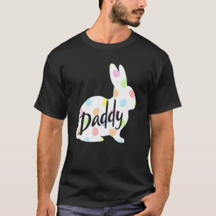 Camiseta Papi Bunny Easter Huevo Polka Dot Conejo Fath
