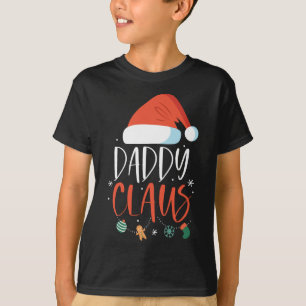 Camiseta Papi Claus Funny Navidades familiares Parejas Sant